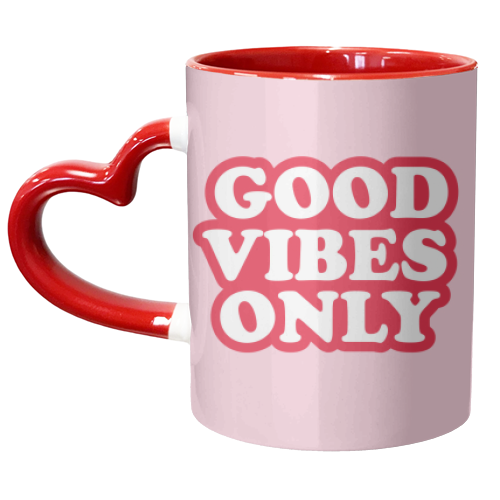GOOD VIBES ONLY - unique mug by The Boy and the Bear