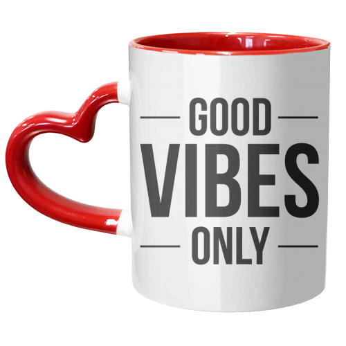 Good Vibes Only - unique mug by The Native State