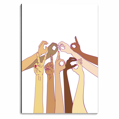 Good Vibes - personalised A4, A5, A6 notebook by Notsniw Art