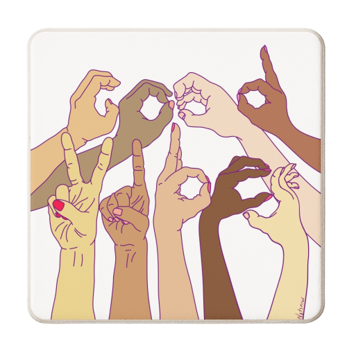 Good Vibes - personalised beer coaster by Notsniw Art