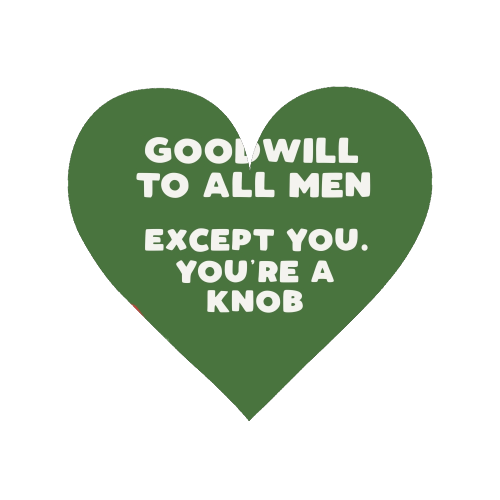 Goodwill to all men - Magnet by Giddy Kipper