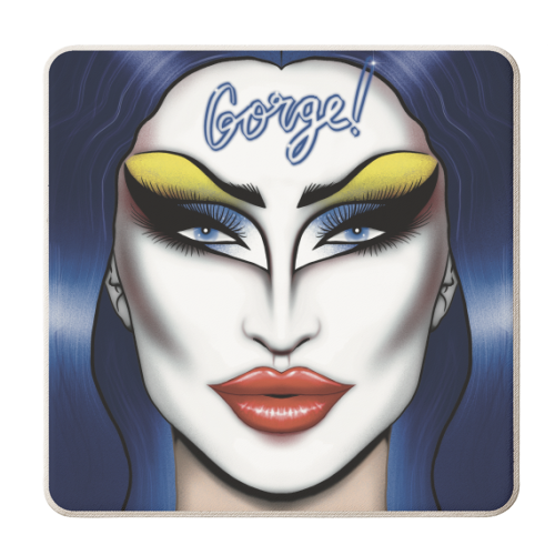 Gorge! - personalised beer coaster by ARTECCO