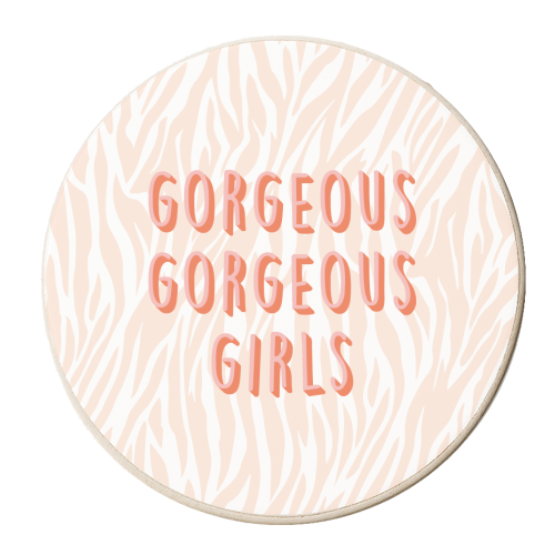 Gorgeous Gorgeous Girls - personalised beer coaster by Kind of Simple Designs
