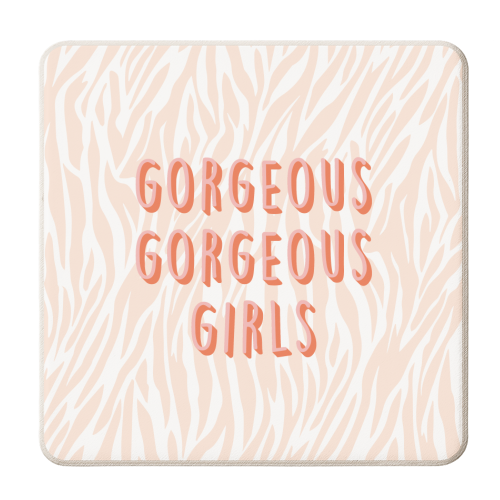 Gorgeous Gorgeous Girls - personalised beer coaster by Kind of Simple Designs