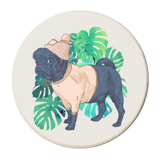 Got a Pug - personalised beer coaster by Uma Prabhakar Gokhale