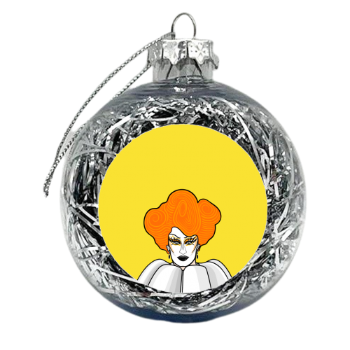 Gottmik Portrait (yellow version) - xmas bauble by Adam Regester