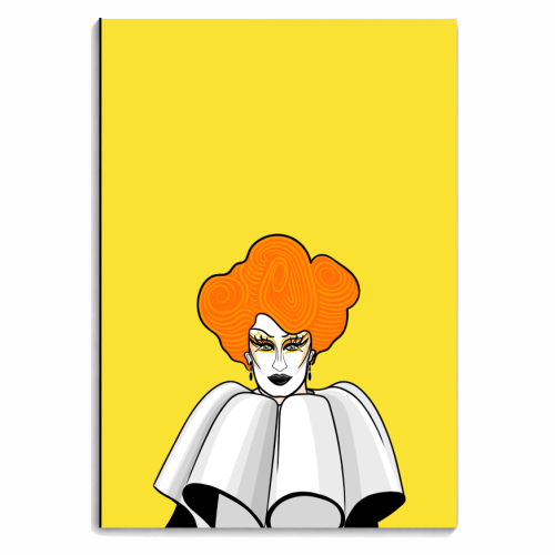 Gottmik Portrait (yellow version) - personalised A4, A5, A6 notebook by Adam Regester