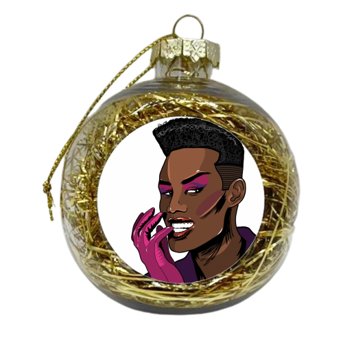 Grace - xmas bauble by ainsley wilson