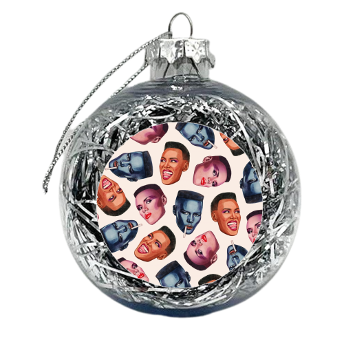 Grace Faces - xmas bauble by Helen Green