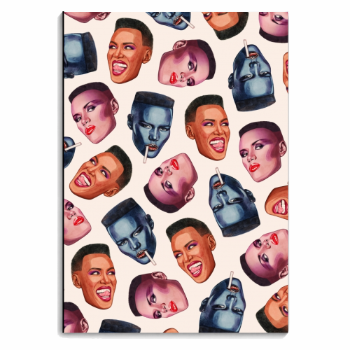 Grace Faces - personalised A4, A5, A6 notebook by Helen Green