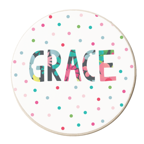 Grace - personalised beer coaster by The Boy and the Bear