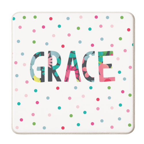 Grace - personalised beer coaster by The Boy and the Bear