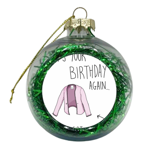 Granny Cardigan - xmas bauble by Anon