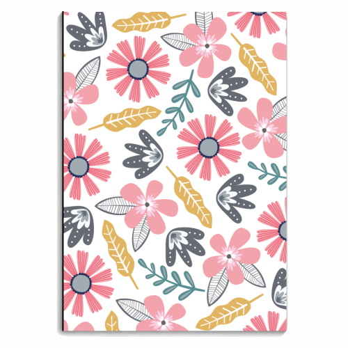 GRAPHIC FLORALS - personalised A4, A5, A6 notebook by The Boy and the Bear