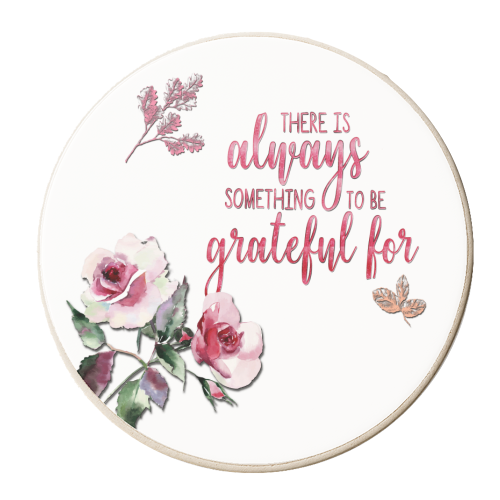 Grateful - personalised beer coaster by Eunice Buchanan