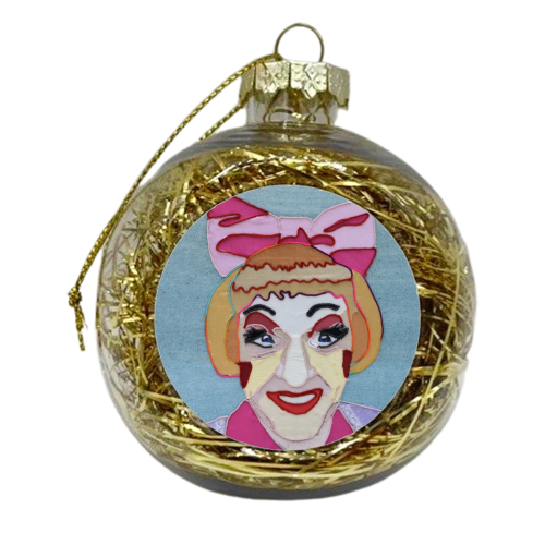 Grayson Perry - xmas bauble by Kirstie Taylor