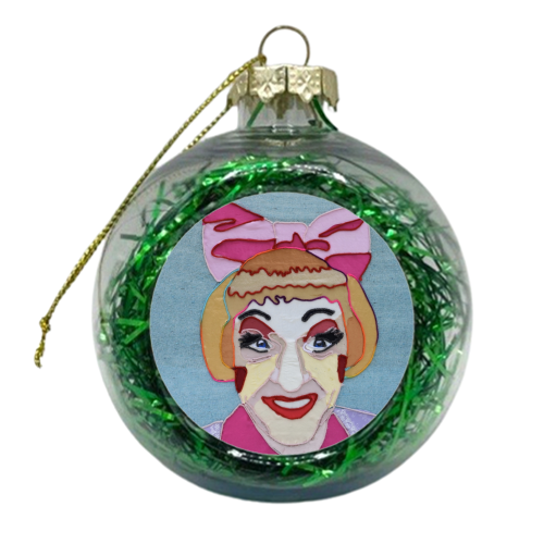 Grayson Perry - xmas bauble by Kirstie Taylor