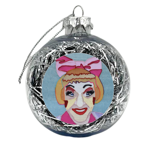 Grayson Perry - xmas bauble by Kirstie Taylor