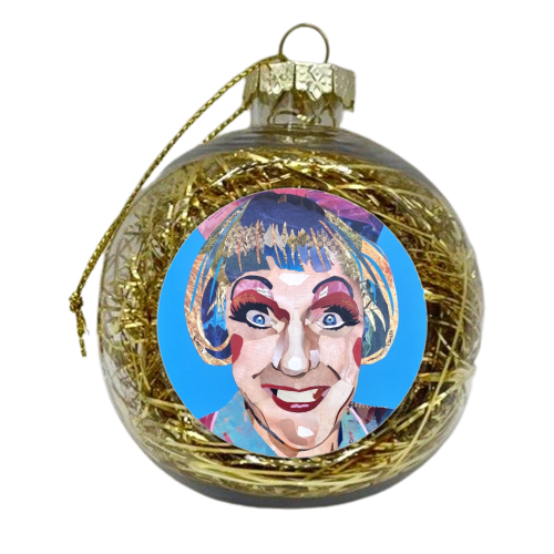 Grayson Perry legend - xmas bauble by Kirstie Taylor