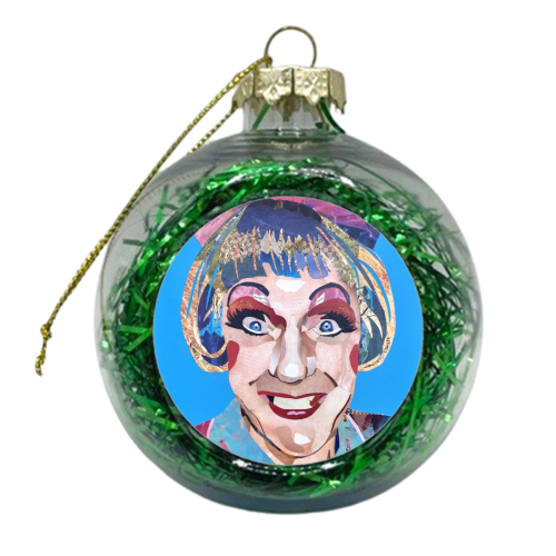 Grayson Perry legend - xmas bauble by Kirstie Taylor