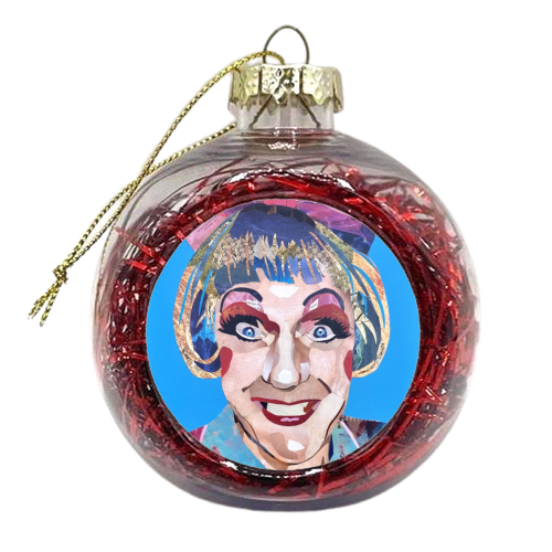 Grayson Perry legend - xmas bauble by Kirstie Taylor