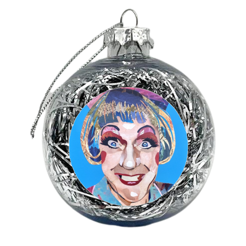 Grayson Perry legend - xmas bauble by Kirstie Taylor