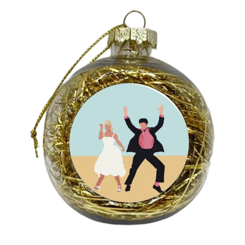 Grease is the word - xmas bauble by Giddy Kipper
