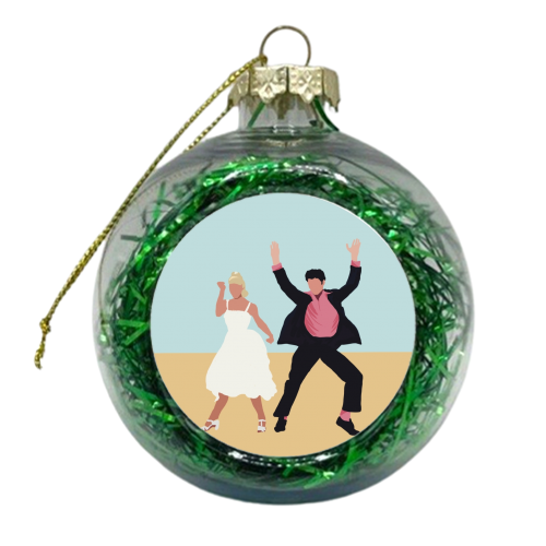 Grease is the word - xmas bauble by Giddy Kipper