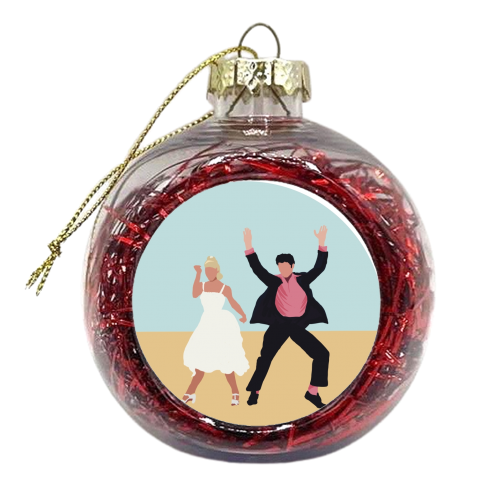 Grease is the word - xmas bauble by Giddy Kipper
