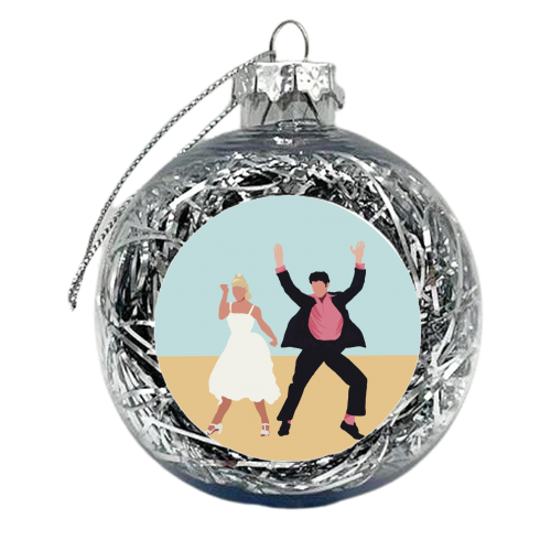 Grease is the word - xmas bauble by Giddy Kipper