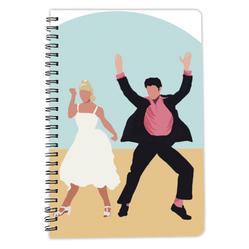 Grease is the word - personalised A4, A5, A6 notebook by Giddy Kipper