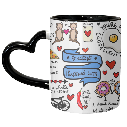 Greatest Husband Ever - unique mug by PixieDrew