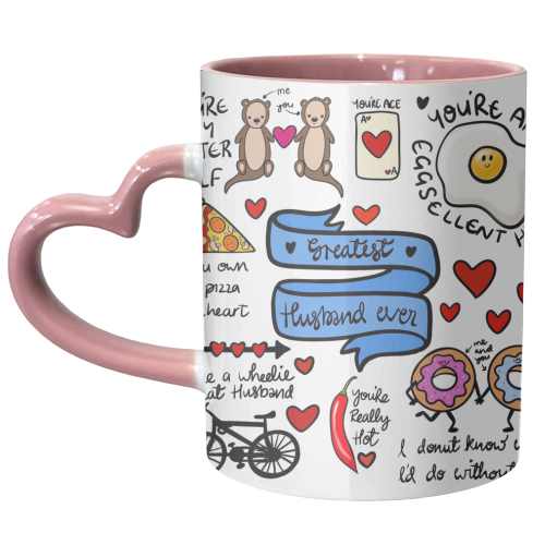 Greatest Husband Ever - unique mug by PixieDrew
