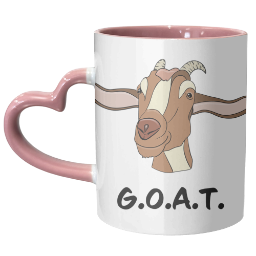 Greatest of all time, goat, G.O.A.T. - unique mug by PixieDrew