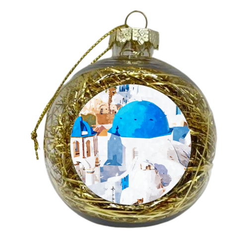 Greek Goddess - xmas bauble by Uma Prabhakar Gokhale