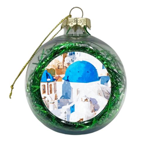 Greek Goddess - xmas bauble by Uma Prabhakar Gokhale