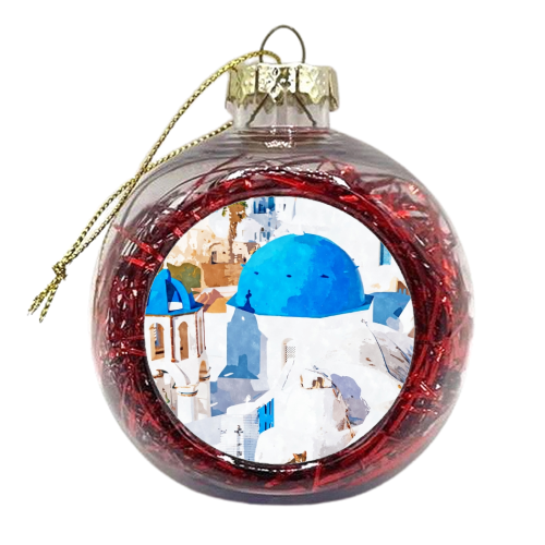 Greek Goddess - xmas bauble by Uma Prabhakar Gokhale