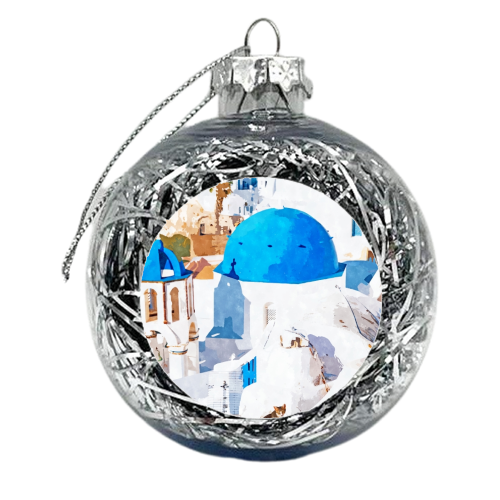Greek Goddess - xmas bauble by Uma Prabhakar Gokhale
