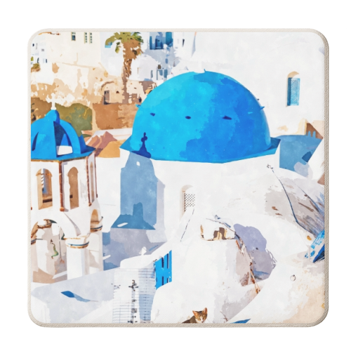 Greek Goddess - personalised beer coaster by Uma Prabhakar Gokhale