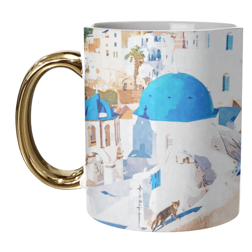Greek Goddess - unique mug by Uma Prabhakar Gokhale