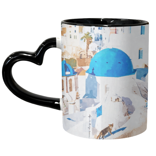Greek Goddess - unique mug by Uma Prabhakar Gokhale