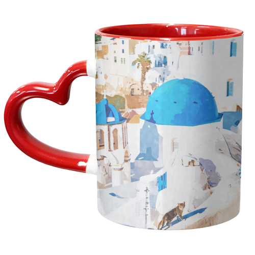 Greek Goddess - unique mug by Uma Prabhakar Gokhale