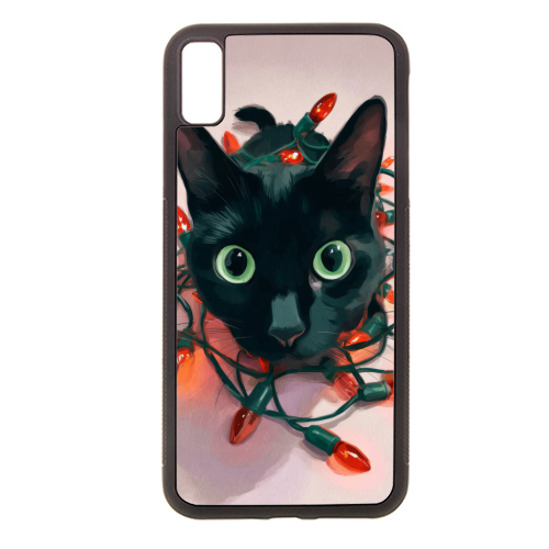 Green eyes, red lamps - stylish phone case by DejaReve