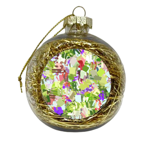 Green Freshness - xmas bauble by Uma Prabhakar Gokhale
