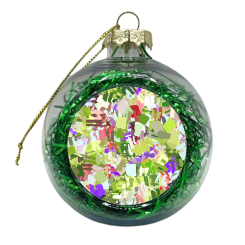 Green Freshness - xmas bauble by Uma Prabhakar Gokhale