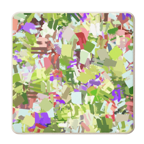 Green Freshness - personalised beer coaster by Uma Prabhakar Gokhale