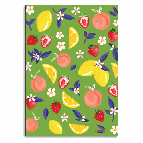 Green Peach - personalised A4, A5, A6 notebook by Niamh McKeown