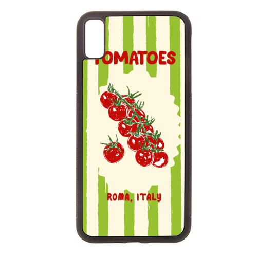 Green Retro Stripes TomatoesGreen Retro Stripes Tomatoes - stylish phone case by EZbie
