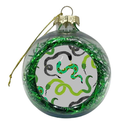 Green Sneaks - xmas bauble by Ezra W. Smith