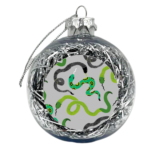 Green Sneaks - xmas bauble by Ezra W. Smith